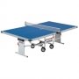 Теннисный стол Kettler Fiesta всепогодный, голубой с сеткой и чехлом 7166-000