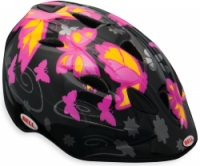 Велосипедный шлем Bell TATER Black/pink butterflies