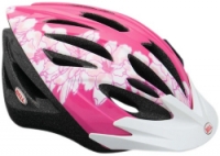 Велосипедный шлем Bell SHASTA Pink/white flowers