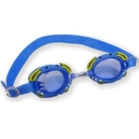 Очки плавательные силикон Larsen DК30 Крабик синий